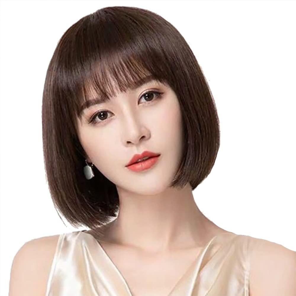 人毛100% レデ-ィ-ス ショートストレート かつら 人毛100% レデ-ィ-ス ショートストレート かつら